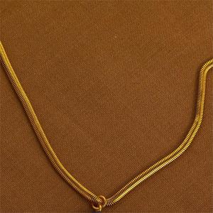 OEM Collier En Pierre Naturelle Lapis-Lazuli Acier Inoxydable Chaîne Serpent Collier Pierre Naturelle - Product Image 3