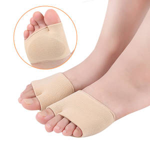 Coussinets métatarsiens pour femmes et hommes, coussinets d'avant-pied pour soulager la douleur de la plante du pied, semelles intérieures demi-chaussettes, support en gel souple pour les pieds - Product Image 6