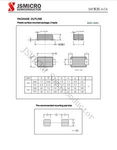 स्f70ca cdp smf70 क्षणिक वोल्टेज उपप्रेसर 200w 70 vtv एएसडी डायोड 3000 पीसी/रोल - Product Image 6