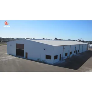 Modern Prefabricated Steel Structure Building Warehouse Aircraft Hangar Construction