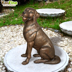 Escultura de Bronce de Animales al Aire Libre, Estatua Grande de Perros Rottweiler - Product Image 5