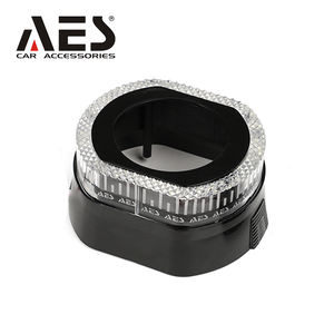 AES M8 2.5 "faro Led decorazione sudario 5D maschera Led faro auto APP RGB copertura di cristallo luce di benvenuto - Product Image 5