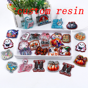 Acrylic Planar Resin Flatback Cartoon For DIY Gift Crafts Jewelry Accessories <b>custom</b> acrylic flatbacks - Product Image 2