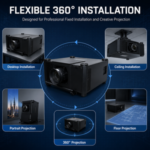 Proiettore Laser Bicolore 3LCD con Contrasto 3.000.000:1 per Progetti AV Professionali - Product Image 3