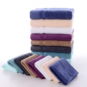 140*70cm long staple cotton pure cotton bath towel enlarged towel gift set towel logo customized manufacturer wholesale