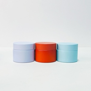 Colorful Jars Cosmetic Creams Orange 5ml 10ml 15ml 20ml 25ml 30ml 50ml 100ml Luxury Glass Jar for Lotion - Product Image 6