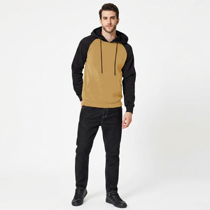Sweat-shirts à capuche noirs en coton lourd 480 GSM personnalisables avec logo, style streetwear, pour hommes - Product Image 1
