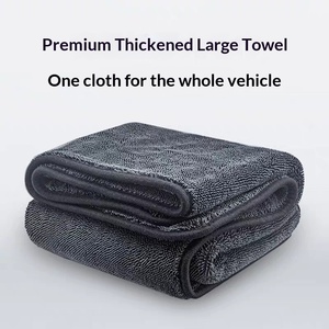 Serviette de séchage pour voiture en <span class=keywords><strong>microfibre</strong></span> tressée, épaisse, super absorbante, chiffon de détaillage professionnel, n'abîme pas la peinture, n'égareille pas les fibres. - Product Image 3