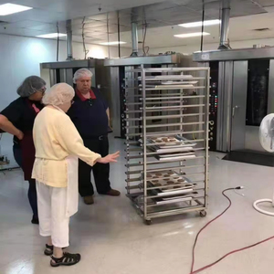 Four à rack rotatif avec diesel pour 32 plateaux-Machines de boulangerie de qualité européenne Fours de boulangerie rotatifs électriques à air chaud - Product Image 1