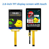 QTSS 2,8 Zoll IPS TFT LCD Displaymodul Weiße LED-Hintergrundbeleuchtung 240*320 ST7789T3 Treiber-IC Werkslieferung Mit/Ohne Touchpanel
