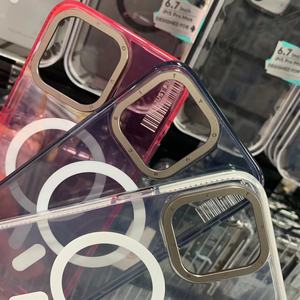เคส PC โปร่งแสงกันกระแทกหรูหราสำหรับ iPhone 15 Pro Max ดีไซน์ใหม่พร้อมตัวเลือกที่มีสีสัน - Product Image 6