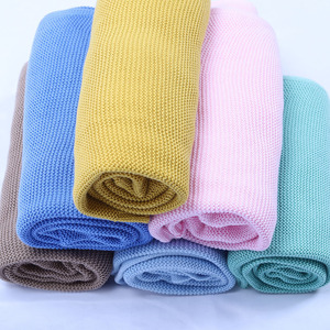 <span class=keywords><strong>Coperta</strong></span> <span class=keywords><strong>Ricamata</strong></span> con Nome in Vendita, 100% Cotone Lavorato a Maglia, Regalo Personalizzato con Colore e Dimensioni Personalizzabili - Product Image 3