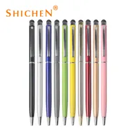 La migliore vendita su ordine all'ingrosso penna a sfera in metallo con il logo di stampa dello stilo penna in metallo promozionale