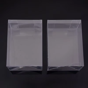 Rõ ràng nhựa PET PP bảo vệ hộp 0.35mm Dày 4 inch cho funkos cho poped Craft với màng bảo vệ - Product Image 3