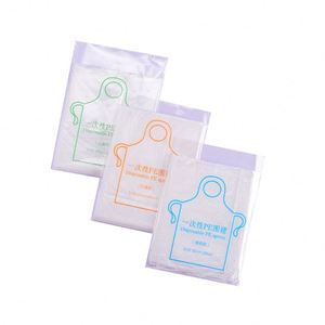 Wsy596 Xl Size 24*42" High Quality Cheap Pe <b>Disposable</b> Waterproof and Oil-Proof <b>Apron</b> - Product Image 2