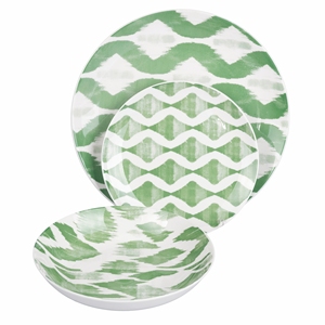 Juego de Vajilla IKAT de 12 Piezas en 4 Colores - Product Image 3