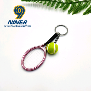 <span class=keywords><strong>Mini</strong></span> racchetta da <span class=keywords><strong>Tennis</strong></span> di simulazione Set portachiavi novità ciondolo per gli appassionati di <span class=keywords><strong>Tennis</strong></span> evento sportivo regalo - Product Image 2