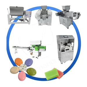 OCEAN niedriger Preis Wäscheseifenmaschine gebrauchtes automatisches kleinformat-Seifenform-Geräte-Set zu verkaufen