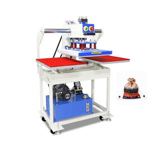 Presse d'impression de forage à chaud de vêtements pneumatiques de Semi-Auto de Double Station - Product Image 6