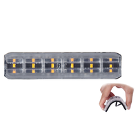 Nueva ambulancia todoterreno 12V ámbar lámpara intermitente camión motocicleta tráfico emergencia Led luz estroboscópica parrilla con Base suave de goma