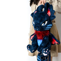 Sac à dos enfant personnalisé en peluche loup moelleux, avec sangle réglable, cartable animal en peluche, design personnalisé pour cadeaux d'anniversaire