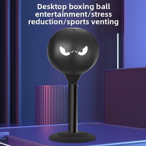Sac de frappe de boxe pour la maison, pour adultes et enfants, avec ventouse de fixation, cible de réaction de bureau, équipement d'entraînement de combat et de fitness - Product Image 6