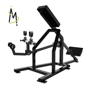 SM ASN Serie Plattenbeladene T-Bar-Rudermaschine für kommerzielle Fitness-Studios – Hebel-Rudermaschine für Rückenpressen, Vierkantrohr-Fitnessgerät - Product Image 1