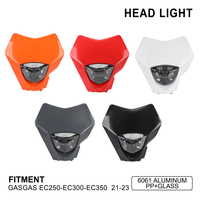 Ensemble de phares LED MIANA GasGas EC250 EC300 EC350, aluminium CNC 6061, plastique PP noir, Enduro Racing 2024 2025 2026