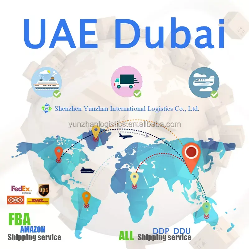 Door To Door Delivery Service Sea Shipping To Dubai Amazon Freight Forwarder DDP To UAE Abu Dhabi