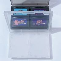 Boîte de rangement 4 en 1 de vente d'usine avec cartouche de jeu vidéo en quatre langues anglaises pour Game Boy Advance