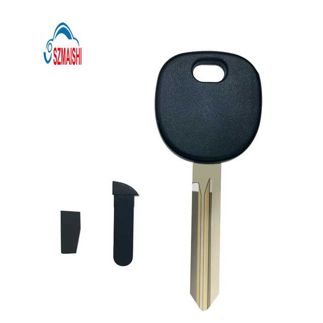 SZMAISHI Megamos 13Chip Ceramic Transponder Chip Car Key for Chevrolet B107 Replacement Universal Vehicle Uncut Metal Key