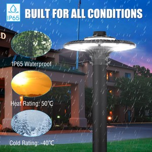 post top lamps outdoor garden lamps <b>LED</b> AREA <b>LIGHT</b> 200W/150W/120W 28000LM with aluminum garage road lighting - Product Image 5