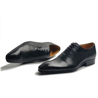 Chaussures de mariage pour hommes en cuir véritable faites à la main, élégantes, à lacets, style Oxford, pour le bureau et les occasions formelles, fabricant chinois