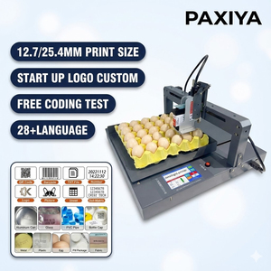 Mesin Pencetak Tanggal Kadaluarsa Telur Otomatis Multi-Warna Sistem Kode Inkjet untuk Penggunaan Pertanian Tipe Plat Tij untuk Pengkodean Logam - Product Image 1