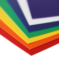 Feuille de plastique ABS écologique à deux couches, couleur personnalisée, résistante aux UV (brillante/mate/gaufrée), épaisseur 0,5 mm-15 mm, pour découpe laser