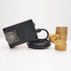 วาล์วทองเหลืองควบคุมการไหลของน้ำแบบมอเตอร์ไฟฟ้า Winvall 24VAC/DC แบบปรับสัดส่วน 0-10V 4-20mA วาล์วบอล <span class=keywords><strong>3</strong></span> ทาง - Product Image 6