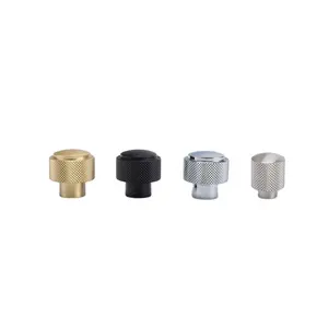 MS - KNURLED Furniture Rounded T Bar Knurling Round Handle Knob - NEW HANDLE PRODUCTION PROCESSING
