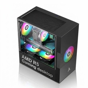 Nouvel ordinateur de jeu économique AMD avec processeur 6 cœurs RX580 8 Go de carte graphique 16 Go de RAM DDR4 512 Go de SSD Ordinateur de bureau <span class=keywords><strong>pour</strong></span> jeux 1080p - Product Image 1