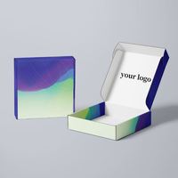 Boîte d'expédition pliable, biodégradable, adaptée à l'impression de logo et aux procédés de gaufrage, idéale pour les envois e-commerce