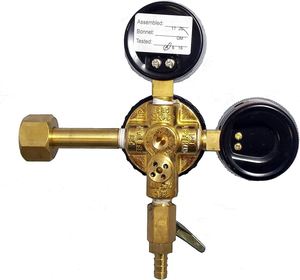 Regulador de barril <span class=keywords><strong>CO2</strong></span> <span class=keywords><strong>Kegerator</strong></span> Regulador CGA-320 0-60 PSI Presión DE TRABAJO 0-3000 PSI Presión del tanque - Product Image 4