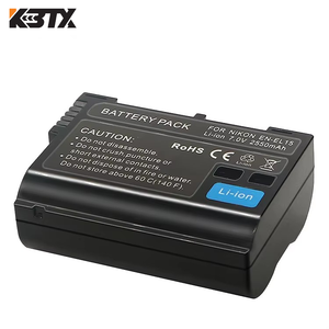 Batterie d'appareil photo Li-ion de remplacement <span class=keywords><strong>Nikon</strong></span> EN-EL15 7.0V 2550mAh compatible avec les appareils photo reflex numériques et hybrides Z6 Z7 D750 <span class=keywords><strong>D850</strong></span> - Product Image 5