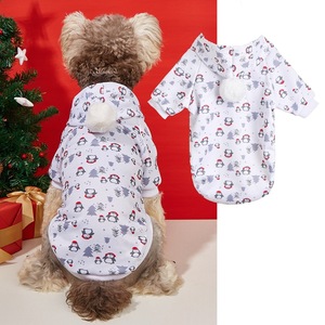 En Stock, Venta Caliente, Sudadera con Capucha para Perros Pequeños, Otoño Invierno, Poliéster, Estampado Floral, Ligera, para Navidad - Product Image 4