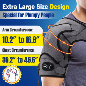 Compresa Caliente para Alivio del Dolor Fitease, Masajeador de Hombros de Fisioterapia, Calefacción Eléctrica, Vibración de 3 Niveles, CA 100-240V - Product Image 4