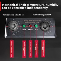 Crownwing XFX001 Armoire de Fermentation Automatique Commerciale en Acier Inoxydable pour Pâte, Fermenteur à Température Constante pour la Boulangerie