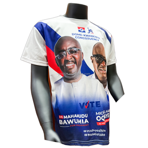 Camisetas de Algodón Blancas Lisas para Hombre para Imprimir Logo en Promoción Electoral - Product Image 6