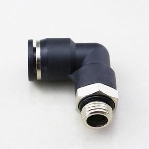 90 Grad <span class=keywords><strong>PL</strong></span>-G BSP 1/8 "1/4" 3/8 "1/2" 4mm 6mm 8mm 10mm 12mm 16mm Push-to-Connect Union Elbow <span class=keywords><strong>PL</strong></span> Kunststoff-Druckluft anschluss - Product Image 5