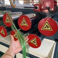 Machine d'extrusion de filaments pour filet de sport en HDPE, PP, nylon, filet de pêche rond en plastique, et tapis en verre plat