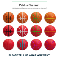 Ballon de basketball d'entraînement officiel taille 7 en gros avec logo personnalisé, ballon en caoutchouc de haute qualité, ballons de basketball personnalisés