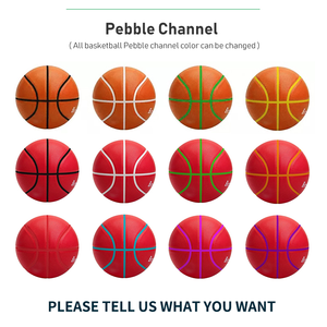 Vente en gros Taille 7 Logo personnalisé Ballon de basket-ball d'entraînement officiel Ballon en caoutchouc de haute qualité Ballons de basket personnalisés - Product Image 5