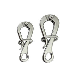 316 Stainless Steel <b>Marine</b> Gooseneck Release Hook Quick Release <b>Marine</b> <b>Hardware</b> Accessories Manufactured with Plastic Material - Product Image 1